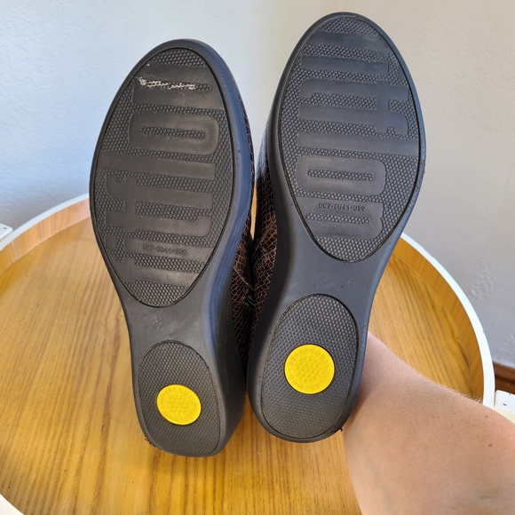 Fitflop Supermod Brown Snakeprint Ankle Boot - Picture 8 of 10